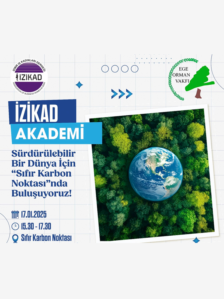İzikad Akademi Sürdürülebilir Bir Dünua İçin Sıfır Karbon Noktası’nda Buluşuyoruz